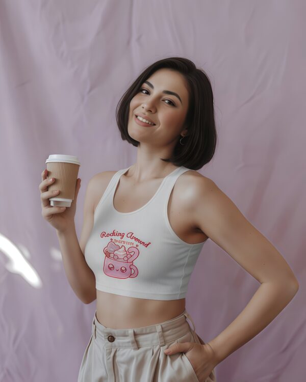 rocking around crop tank