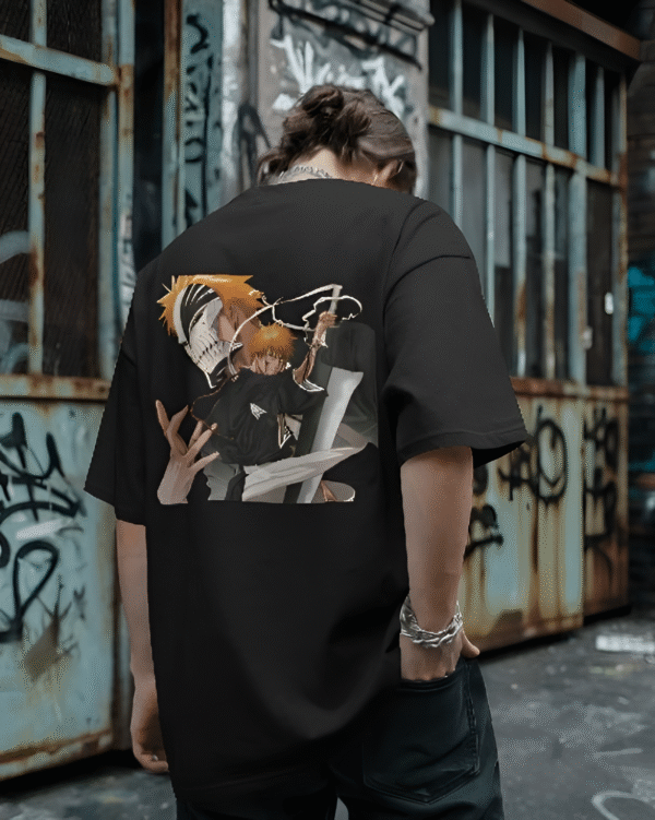 bleach anime unisex oversized classic t shirt