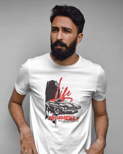 life on wheels unisex classic crew t shirt